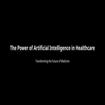 Power of AI in Healthcare majorly in pharmeceutical