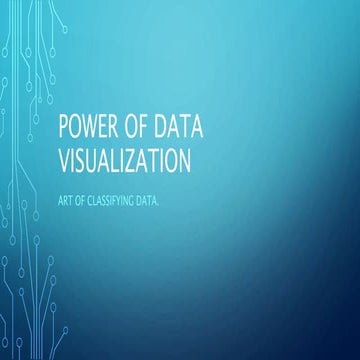 Power of data visualization | PPT