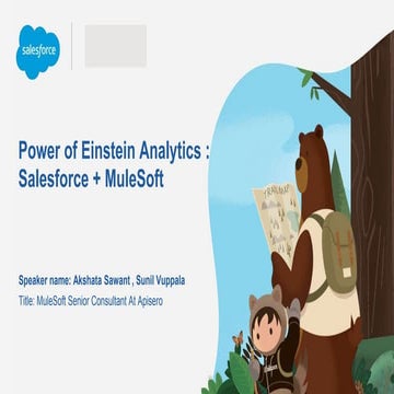 Power of Einstein Analytics - Salesforce + Mulesoft 