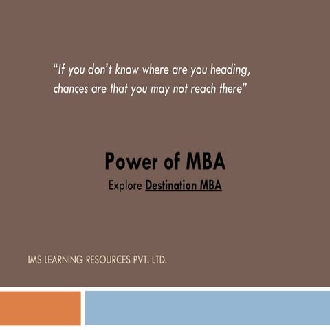 Power Of MBA