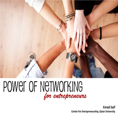 Power of Networking for Entrepreneurs 