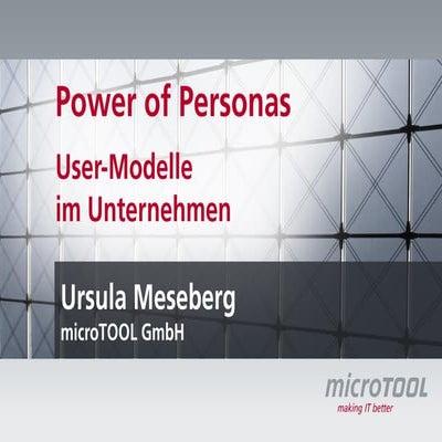 Power of Personas im Requirements Engineering