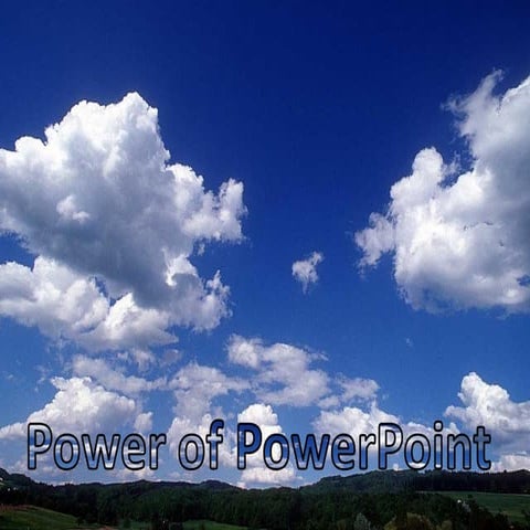Power of power point outline_fall2013