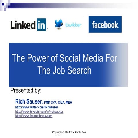 Power of social media   job search - web