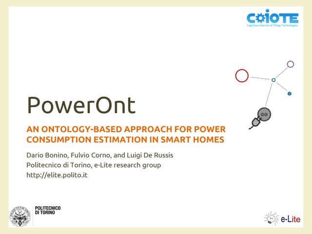 PowerOnt: an ontology-based approach for power consumption estimation in Smar...