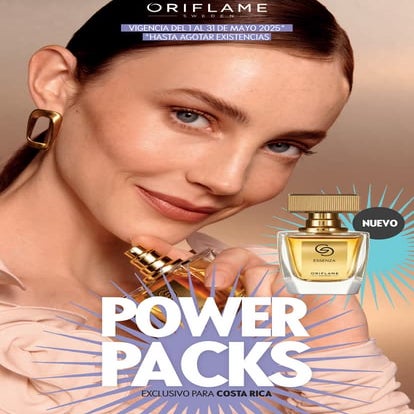 Power Pack Mayo 2025 Oriflame Costa Rica