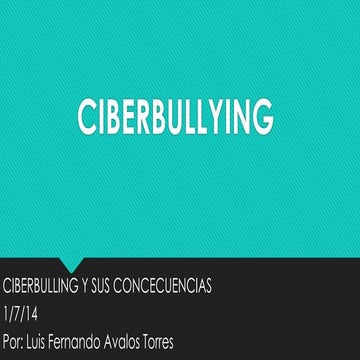Powerpiont3 ciberbullyingavalosluis