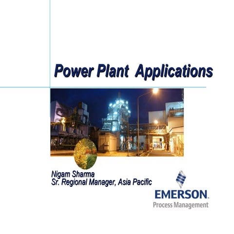 Emerson Power plant applications