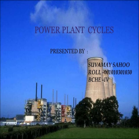 Power plant cycle