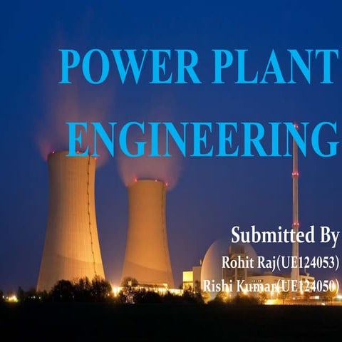 Power plant engineering