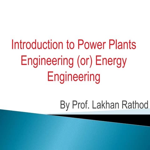 Introduction to Electrical Power Systems | PPT