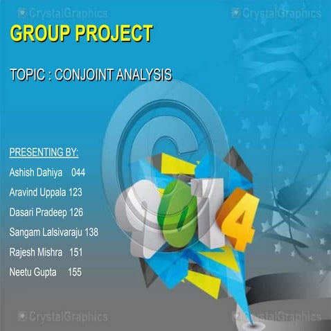 Conjoint analysis advance marketing research