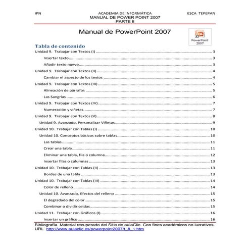 Practica 1 power point avanzado | PDF
