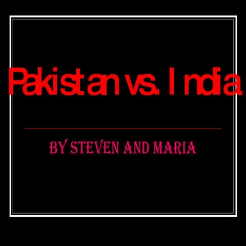 Pak india 1965 war | PPTX