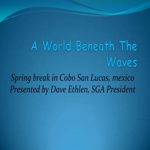 world beneath the waves