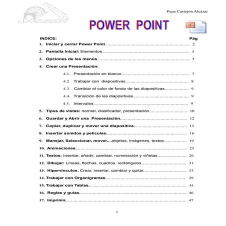 Power point manual de uso