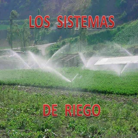 Sistemas de riego