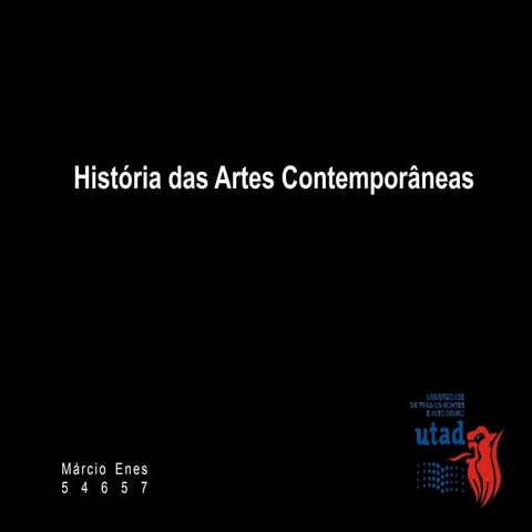 Eamonn McCabe - História das Artes Contemporâneas
