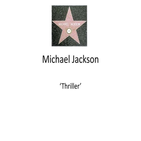 Michael Jackson 'Thriller'
