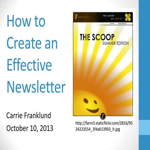 How to Create an Effective Newsletter
