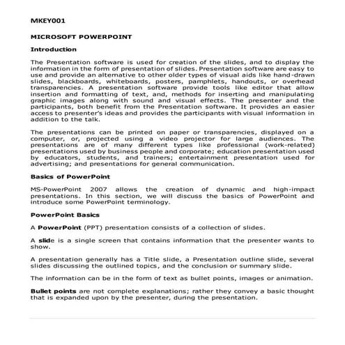 Microsoft Powerpoint