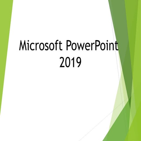 Introduction to Microsoft PowerPoint 2010 for Microsoft Windows Slides ...