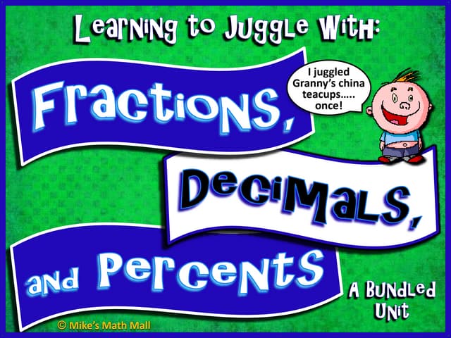 Conversion of fraction, decimal and percentage | PPTX