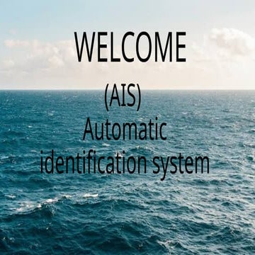 PowerPoint-AIS-NAV in maritime education