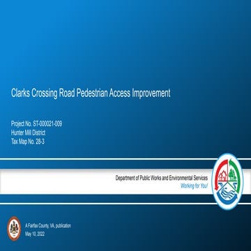  Clarks Crossing Road Improvements 05-13-22