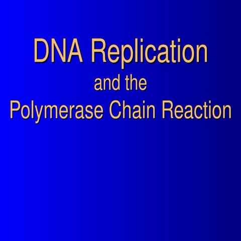 powerpoint-dna-replication-pcr. Real time PCR | PPT