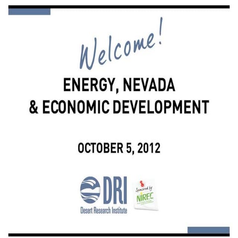 Applied Innovation Center for Advanced Analytics at the Desert Research ...
