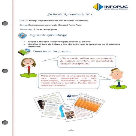 PowerPoint - Fichas de Aprendizaje 2014