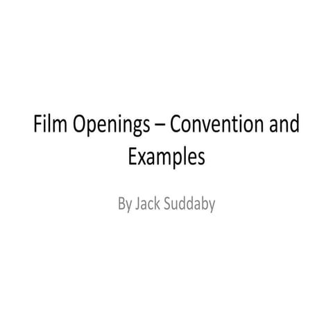 Powerpoint   film openings