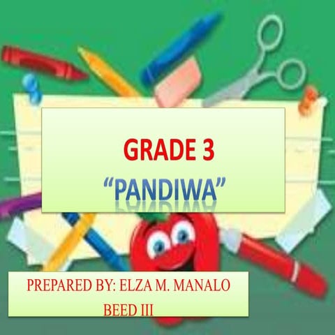 Salitang ugat at panlapi sa pandiwa | PPTX