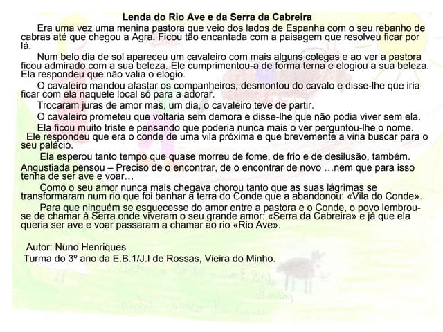 Powerpoint Lenda Do Rio Ave