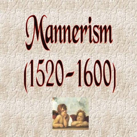 Powerpoint   mannerism and baroque