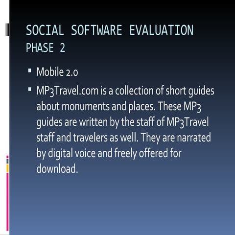 POWERPOINT MOBIL2.0 MP3TRAVEL.COM