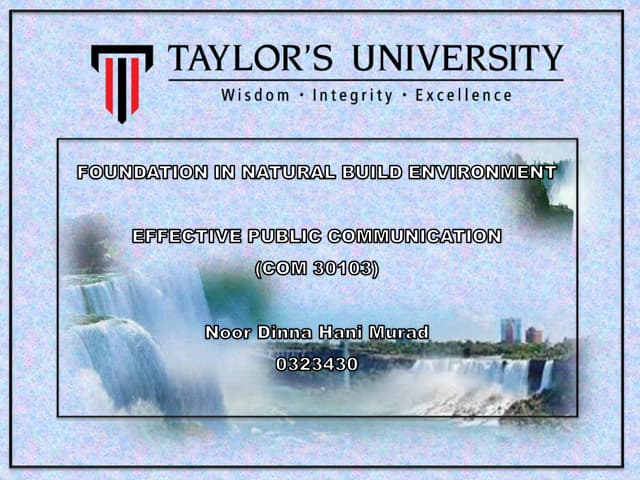 EPC Powerpoint presentation