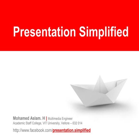 Powerpoint presentation-simplified