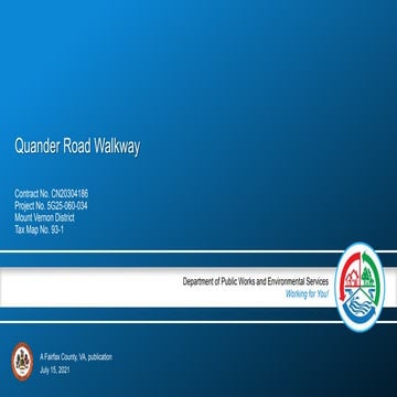 Quander Road Walkway