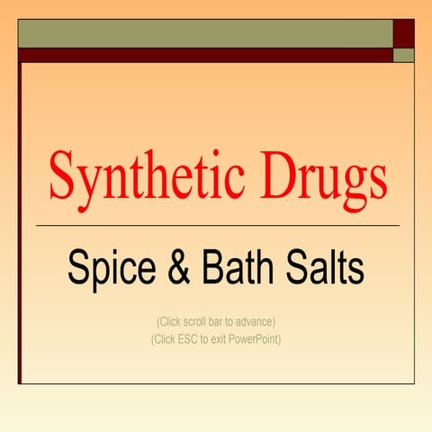 Power point   wctu spice - bath salts