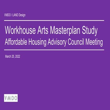Workhouse Arts Affordable Housing Council