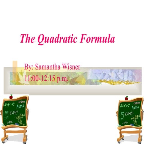 Completing the square | PPT