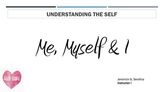 Topic on Understanding your Self and Its Syllabus | DOCX