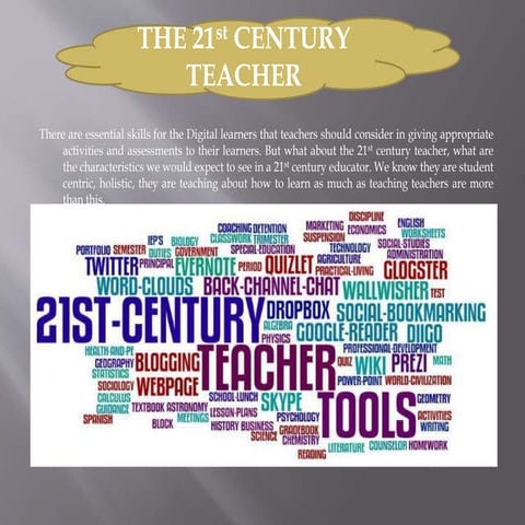 The 21st century teacher and learner | PPTX