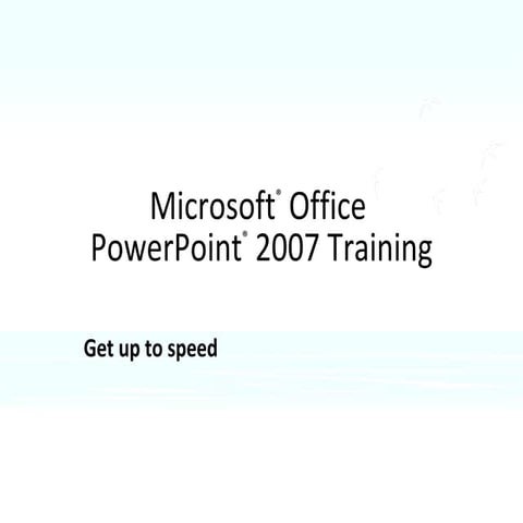 Power point2007