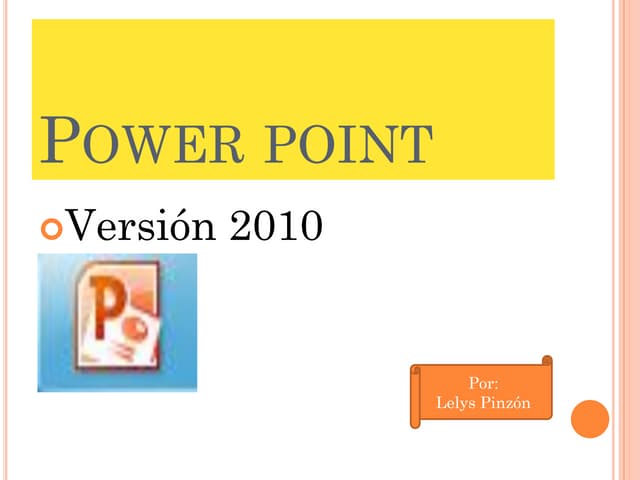 Power point 2010