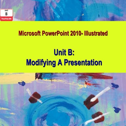Powerpoint 2010 Unit B PPT