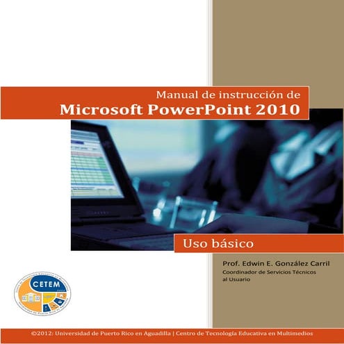 Manual de instrucción de microsoft power point 2010 | DOCX