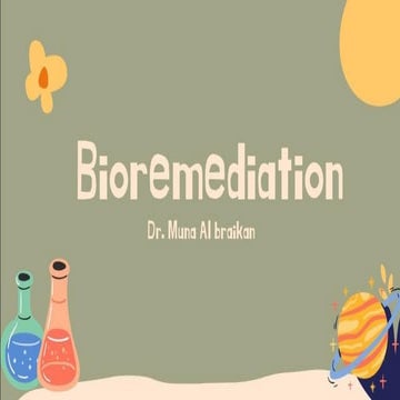 Bioremedation 
